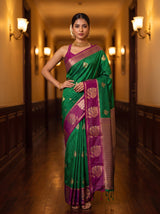 MIMOSA Rama Saree Saree — pose 4 styling detail