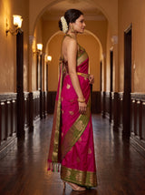 MIMOSA Rani Saree Saree — pose 3 styling detail