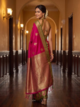 MIMOSA Rani Saree Saree — pose 7 styling detail