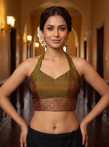 MIMOSA Rani Saree Saree — blouse close-up