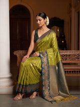 MIMOSA Pista Saree Saree — pose 8 styling detail