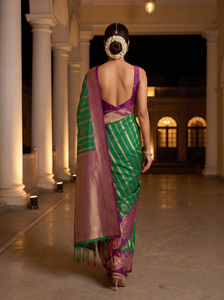 MIMOSA Rama Saree Saree — pose 2 styling detail