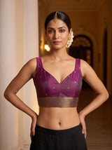 MIMOSA Rama Saree Saree — blouse close-up