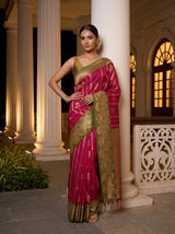 MIMOSA Rani Saree Saree — pose 4 styling detail