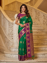 MIMOSA Rama Saree Saree — front view on mannequin