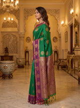 MIMOSA Rama Saree Saree — pose 3 styling detail