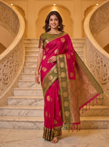 MIMOSA Rani Saree Saree — pose 6 styling detail