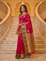 MIMOSA Rani Saree Saree — pose 9 styling detail