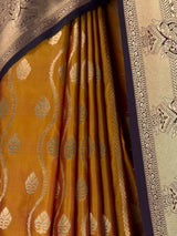 MIMOSA Mustard Saree Saree — fleets shot full lifestyle