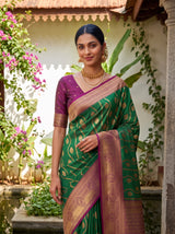 MIMOSA Rama Saree Saree — pose 10 styling detail