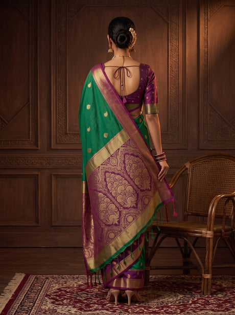MIMOSA Rama Saree Saree — pose 2 styling detail