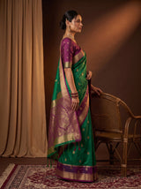 MIMOSA Rama Saree Saree — pose 3 styling detail