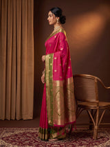 MIMOSA Rani Saree Saree — pose 3 styling detail