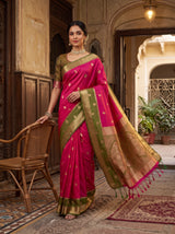 MIMOSA Rani Saree Saree — pose 6 styling detail