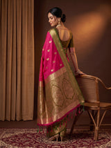 MIMOSA Rani Saree Saree — pose 7 styling detail