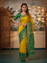 MIMOSA Olive Saree Saree — pose 4 styling detail