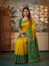 MIMOSA Olive Saree Saree — pose 8 styling detail