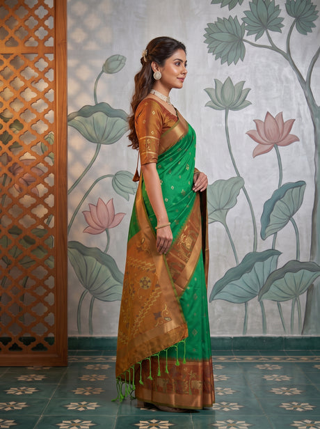 MIMOSA Rama Saree Saree — pose 3 styling detail