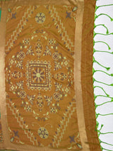 MIMOSA Rama Saree Saree — pallu and zari work detail