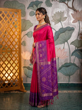 MIMOSA Rani Saree Saree — pose 3 styling detail