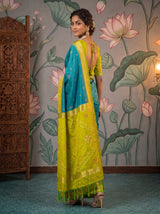 MIMOSA Sapphire Saree Saree — pose 7 styling detail