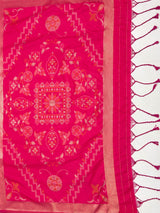 MIMOSA Wine Saree Saree — pallu and zari work detail