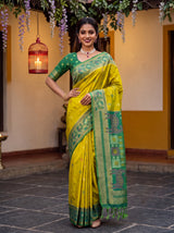 MIMOSA Olive Saree Saree — pose 4 styling detail