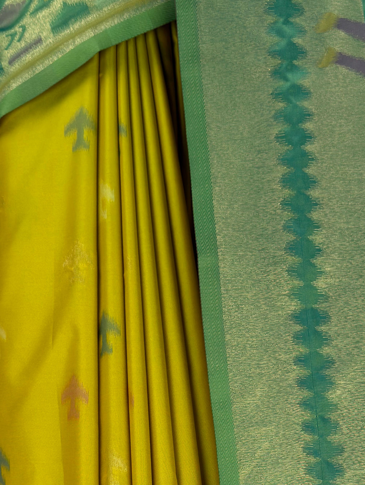 MIMOSA Olive Saree Saree — fleets shot full lifestyle