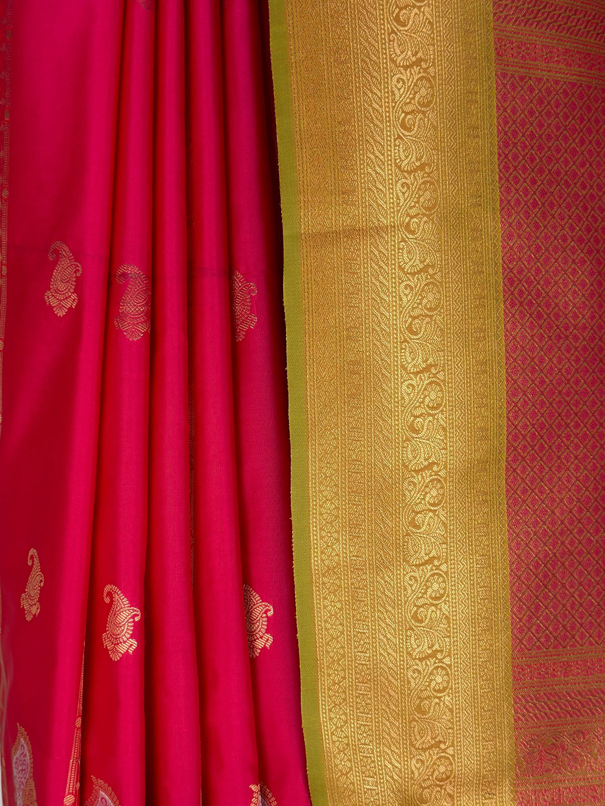 MIMOSA Rani Kanjivaram Art Silk Saree — fleets shot full lifestyle