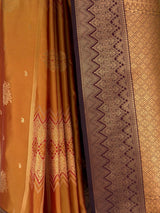 MIMOSA Mustard Saree Saree — fleets shot full lifestyle