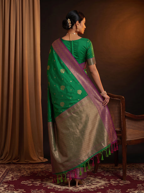 MIMOSA Rama Saree Saree — pose 2 styling detail