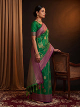 MIMOSA Rama Saree Saree — pose 3 styling detail