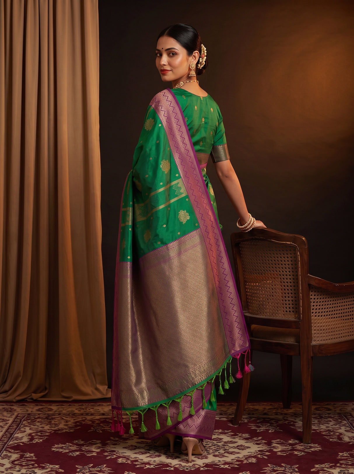 MIMOSA Rama Saree Saree — pose 7 styling detail