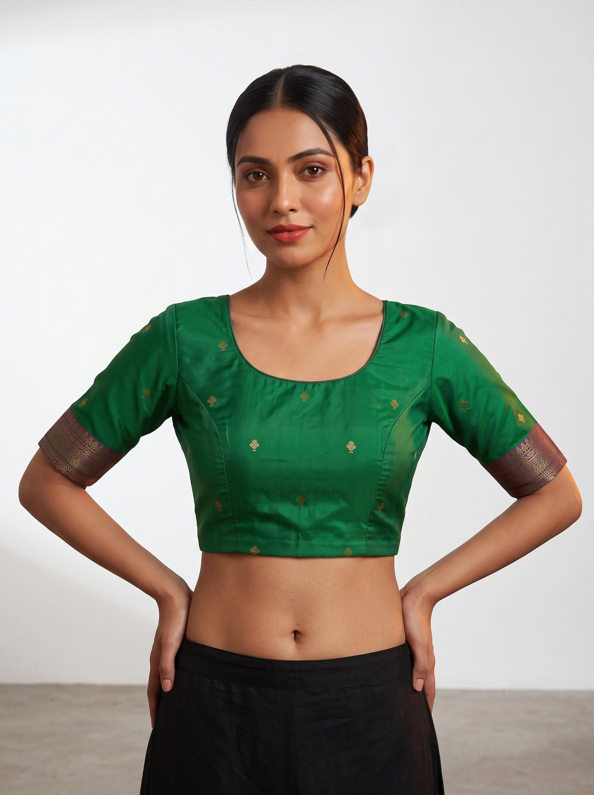 MIMOSA Rama Saree Saree — blouse close-up