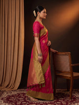 MIMOSA Rani Saree Saree — pose 3 styling detail