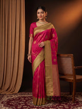 MIMOSA Rani Saree Saree — pose 4 styling detail