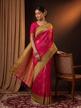 MIMOSA Rani Saree Saree — pose 5 styling detail