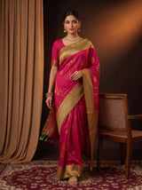 MIMOSA Rani Saree Saree — pose 6 styling detail