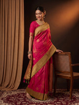 MIMOSA Rani Saree Saree — pose 9 styling detail