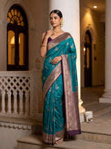 MIMOSA Sapphire Saree Saree — pose 5 styling detail