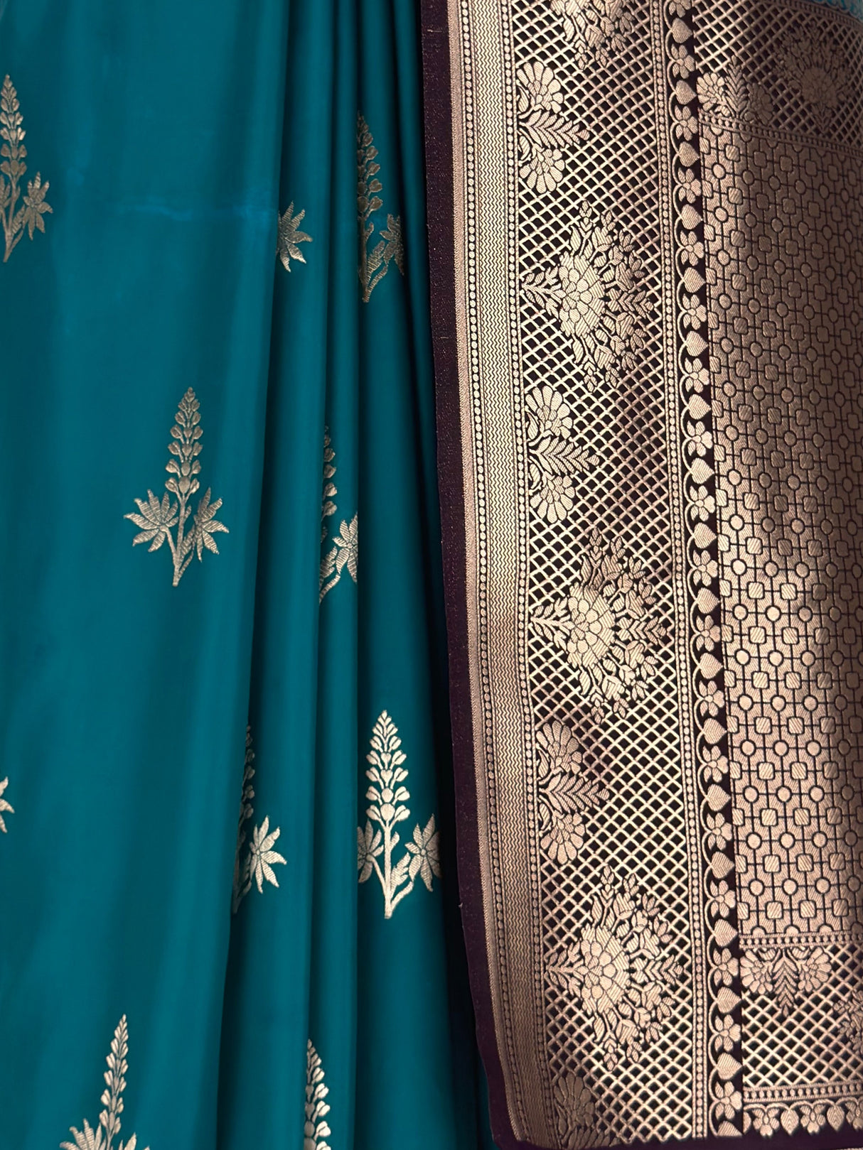 MIMOSA Sapphire Saree Saree — fleets shot full lifestyle