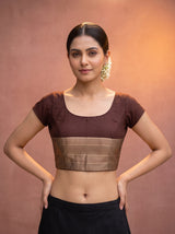 MIMOSA Lavender Saree Saree — blouse close-up