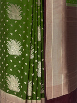 MIMOSA Olive Saree Saree — fleets shot full lifestyle
