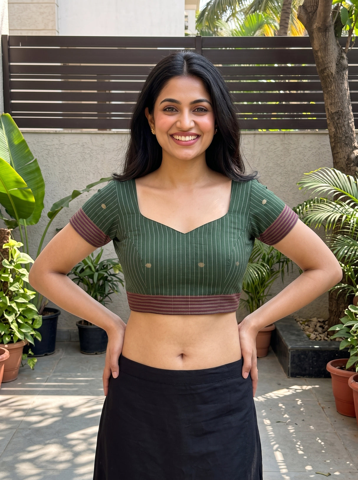 MIMOSA Saree Saree — blouse close-up