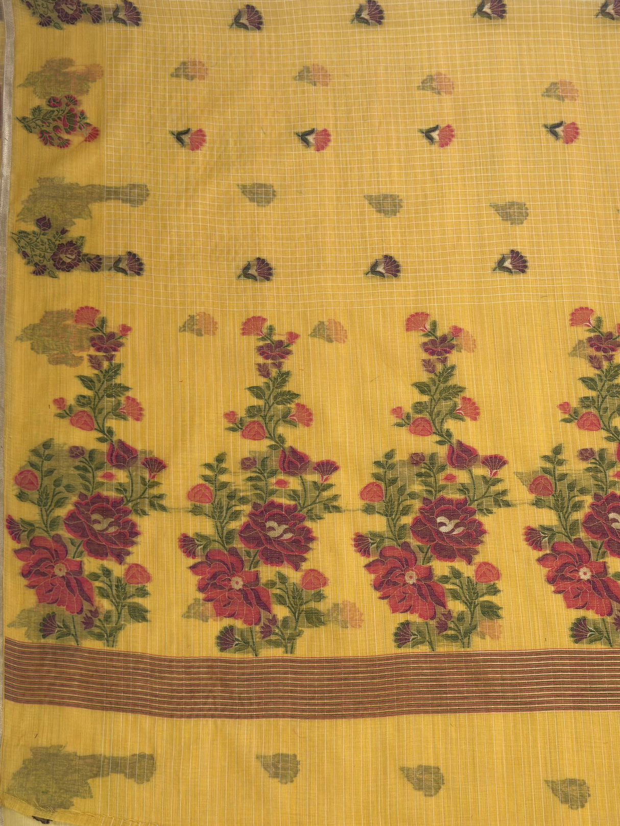MIMOSA Saree Saree — pallu and zari work detail