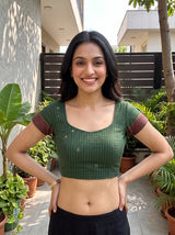 MIMOSA Saree Saree — blouse close-up