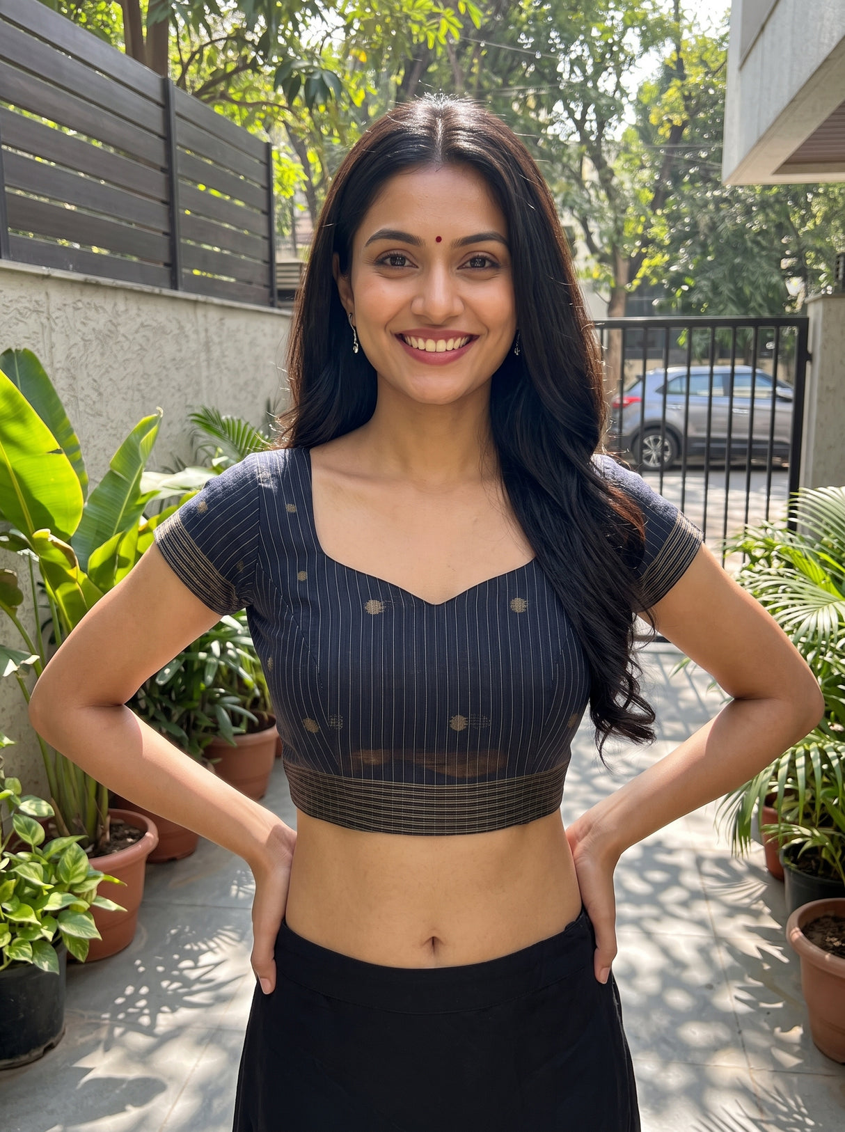 MIMOSA Saree Saree — blouse close-up