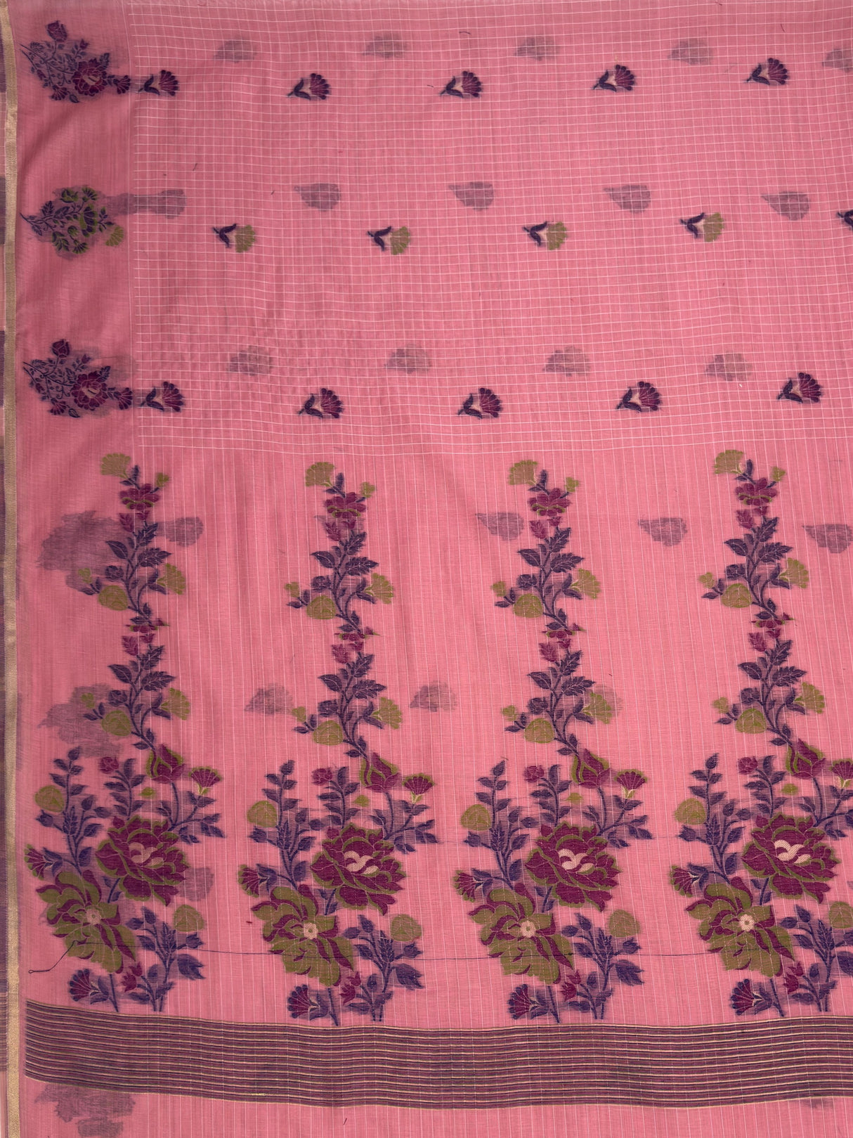 MIMOSA Saree Saree — pallu and zari work detail