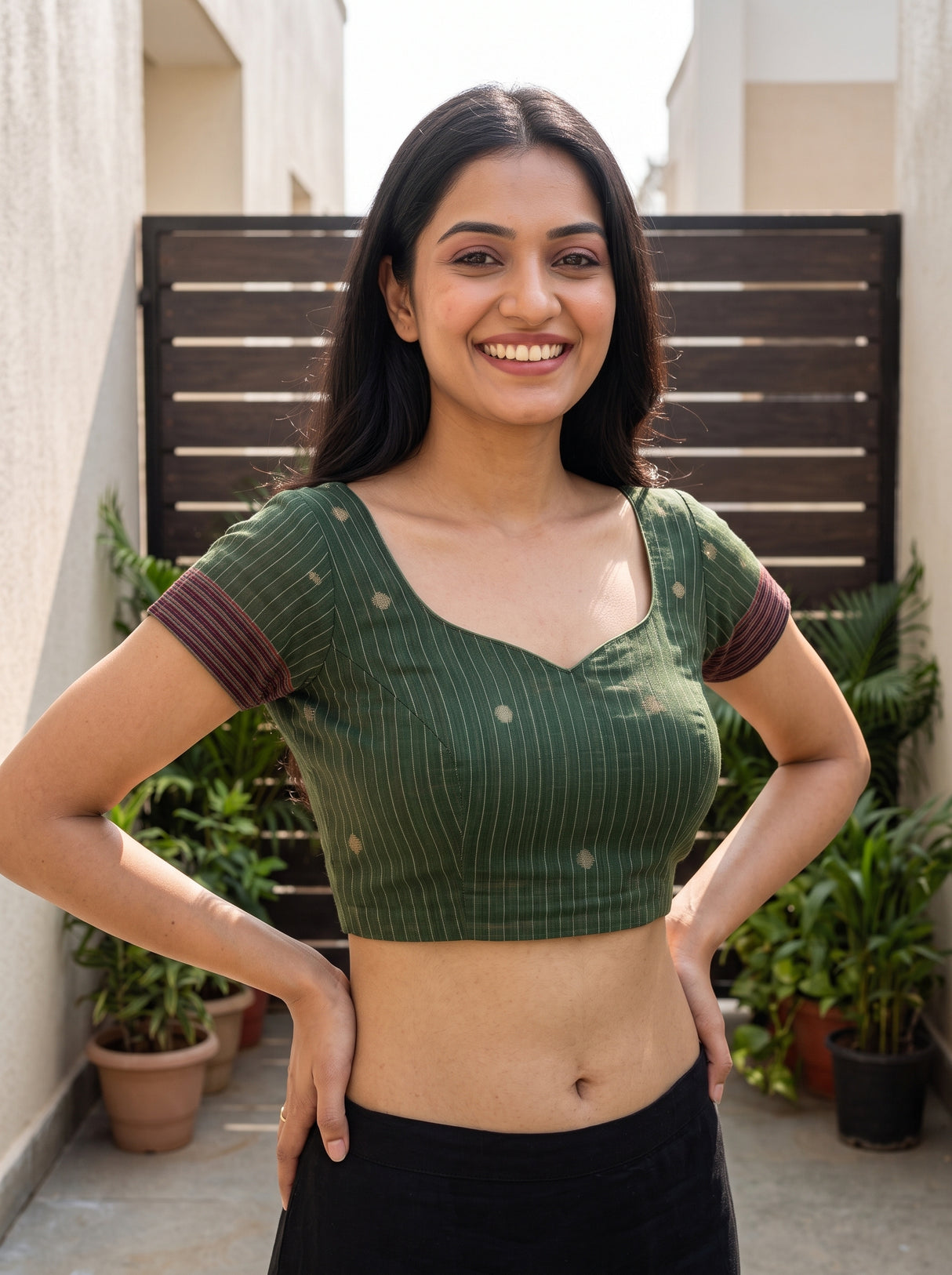 MIMOSA Saree Saree — blouse close-up