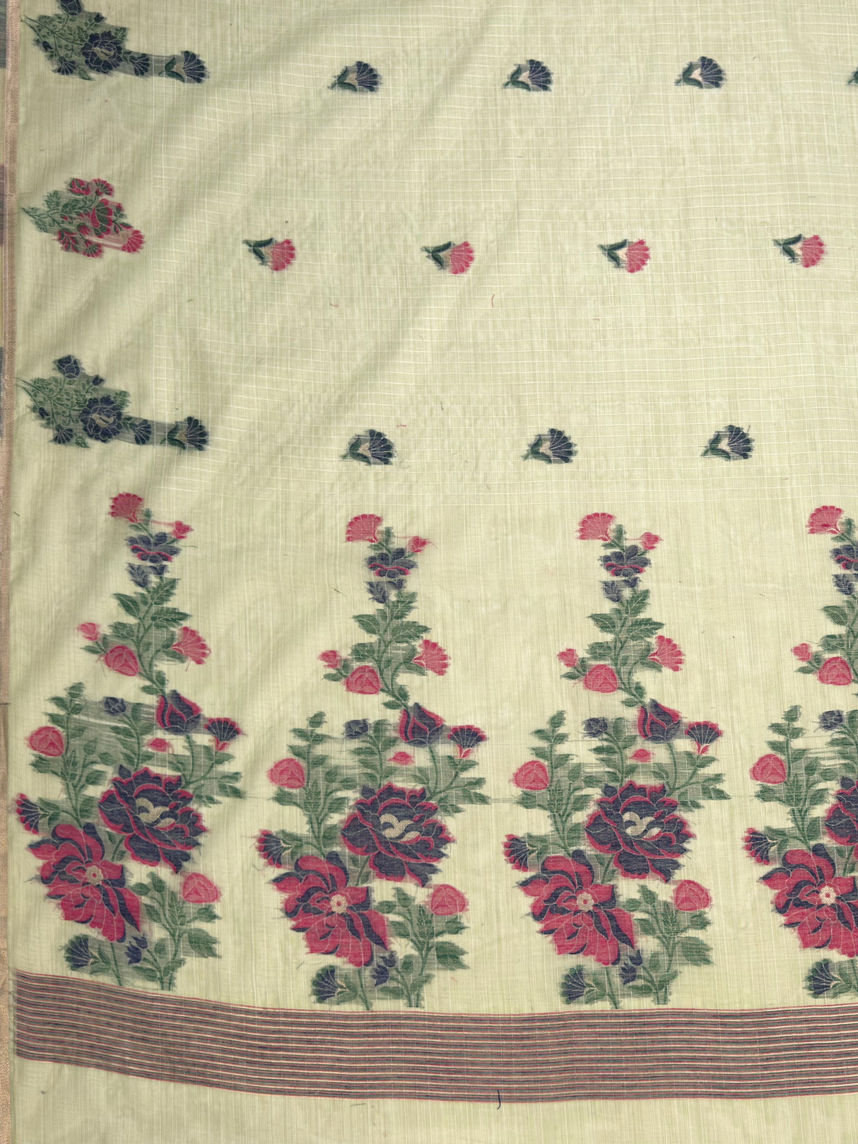 MIMOSA Saree Saree — pallu and zari work detail